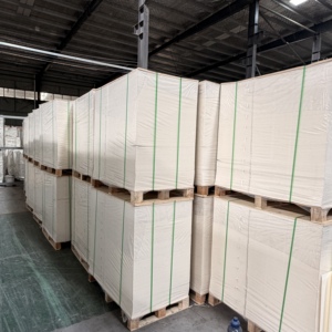 กระดาษแข็ง GC1 สีงาช้างเคลือบ PE ด้านเดียว สำหรับวัตถุดิบบรรจุภัณฑ์อาหารแบบนำกลับบ้าน - Product Image 1