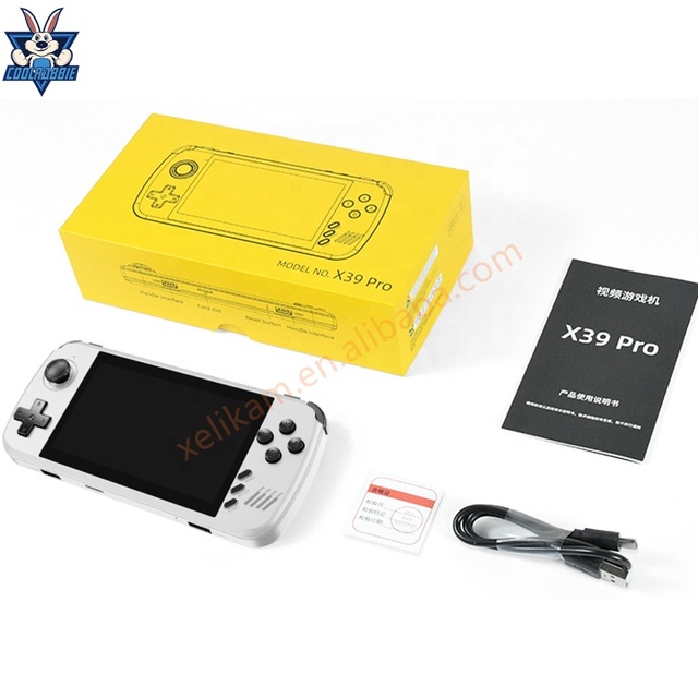 4.5-inch IPS Large-screen Handheld Game Console Powkiddy X39pro Nostalgic Joystick Retro Gaming Console for NES/SFC