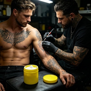 Crema per Tatuaggi Best Seller 10g 30g 500g per <span class=keywords><strong>Tatuatori</strong></span> e Saloni di Bellezza, Servizio di Etichettatura Personalizzata - Product Image 1