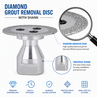 Disques de coupe diamantés multi-usages 50 mm pour marbre, granit, pierre, béton, maçonnerie, meuleuse d'angle