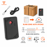 Rastreador GPS inalámbrico pequeño con orificio para correa, protocolo abierto Traccar, zona ciega, carga automática, para seguimiento de activos y contenedores
