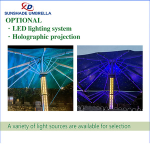 Sombrilla Eléctrica Gigante con Luces LED, Sombrilla de <span class=keywords><strong>Patio</strong></span> de Gran Tamaño para Negocios - Product Image 6