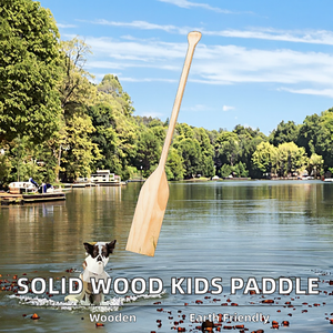 Tailai 36-inch Solid Wood Polished Eco-Friendly Halloween Kids <b>Rowing</b> Paddle for Summer <b>Water</b> Play Wholesale Outdoor Toy - Product Image 2