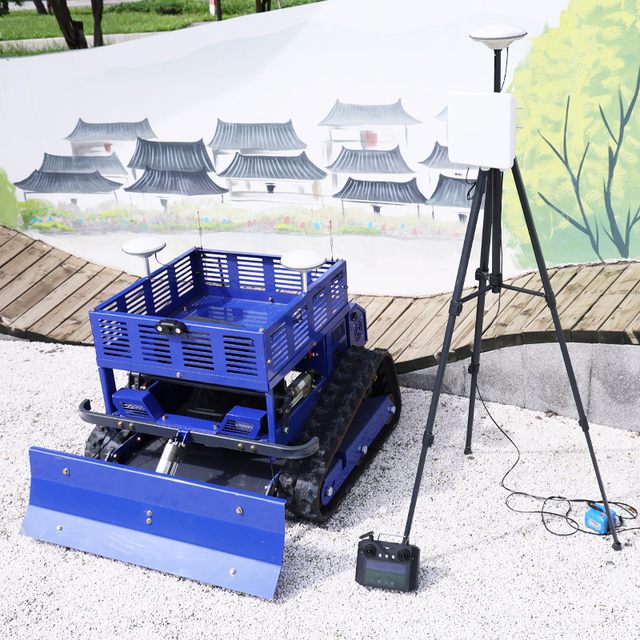 High Efficiency Automatic Zero Turn Self Propelled Riding Lawn Mower Remote Control Cordless Gasoline Engine 4-Stroke 224cc