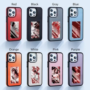 Cover <span class=keywords><strong>per</strong></span> iPhone 16 con Schermo NFC in Fibra di Carbonio, Proiezione a Quattro Colori, Hardware e Lente di Alta Qualità dalla Fabbrica BAILI - Product Image 2