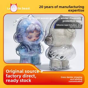 [Lazy Cute Beast Original Source] SKULLPANDA Lightweave Garden SP Winter <span class=keywords><strong>Melody</strong></span> Series Étui de protection transparent pour tous les âges - Product Image 3