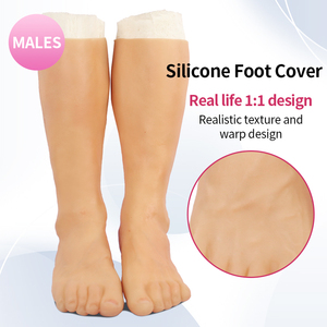 Nouveau Produit OEM/ODM : Couvre-Pied Artificiel en Silicone pour Prothèse Pseudo-Féminine, Cache-Cicatrice Transgenre - Product Image 2