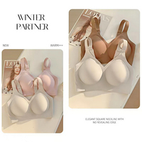 Soutien-gorge amincissant sans coutures, contrôle des poitrines latérales, liftant et anti-affaissement, minimiseur pour poitrine généreuse, couvrance grande taille