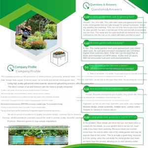 Vườn giường kim loại hoa máng Rau giường cây giống Hộp trồng chậu trồng cây giường Rau giường trồng Hộp nguồn nhà máy - Product Image 4