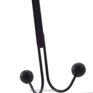 Qua cửa Móc áo đôi móc miễn phí đấm cho Treo Mũ Túi chủ Tie khăn Móc Chìa Khóa quần áo Áo khoác giá Khăn kệ - Product Image 5