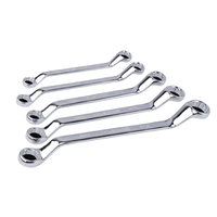 Set Kunci Soket Torx Ganda Baja Chrome Vanadium Berkualitas Tinggi, Poles Halus, Penggunaan Ganda, Ukuran Metrik, DIY OEM