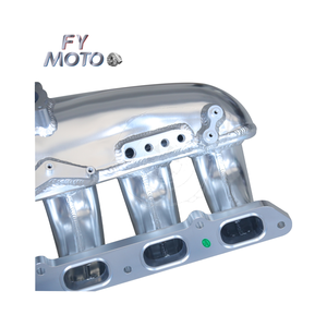 N54 N55 135i 335i 535i X6 <span class=keywords><strong>Z4</strong></span> con riel de combustible E90 E91 E92 colector de admisión de plata soldado Tig - Product Image 4