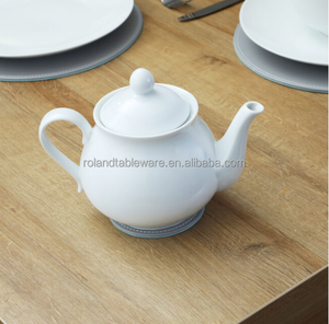 Vente en gros Pot à thé et café en céramique blanche Ensemble en porcelaine - Product Image 3