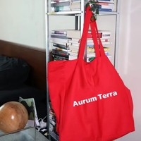 Bolsa de Lona Personalizada, Bolsa de Compras Reutilizable Mediana, Logotipo Impreso, Venta al por Mayor