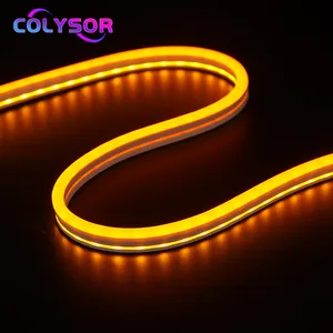Fai da te senza colla 1Cm Cut Neon Side Emitting PVC Silicone Rope Lamp Tube Silicone Roll SMD2835 12V 8W LED Neon Strip Light