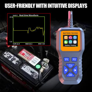 เครื่องทดสอบแบตเตอรี่รถยนต์ OBD2 12V เครื่องวิเคราะห์ระบบสตาร์ทเตอร์/ระบบชาร์จ <span class=keywords><strong>ทดสอบ</strong></span>โหลดยานยนต์ สำหรับรถยนต์ รถบรรทุก รถจักรยานยนต์ รับประกัน 2 <span class=keywords><strong>ป</strong></span>ี - Product Image 5