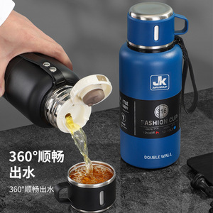 Jk 316 Stainless Steel <b>Thermos</b> Flask Double Wall 24H Insulated For Outdoor Camping Travel Sports Water <b>Bottle</b> - Product Image 2