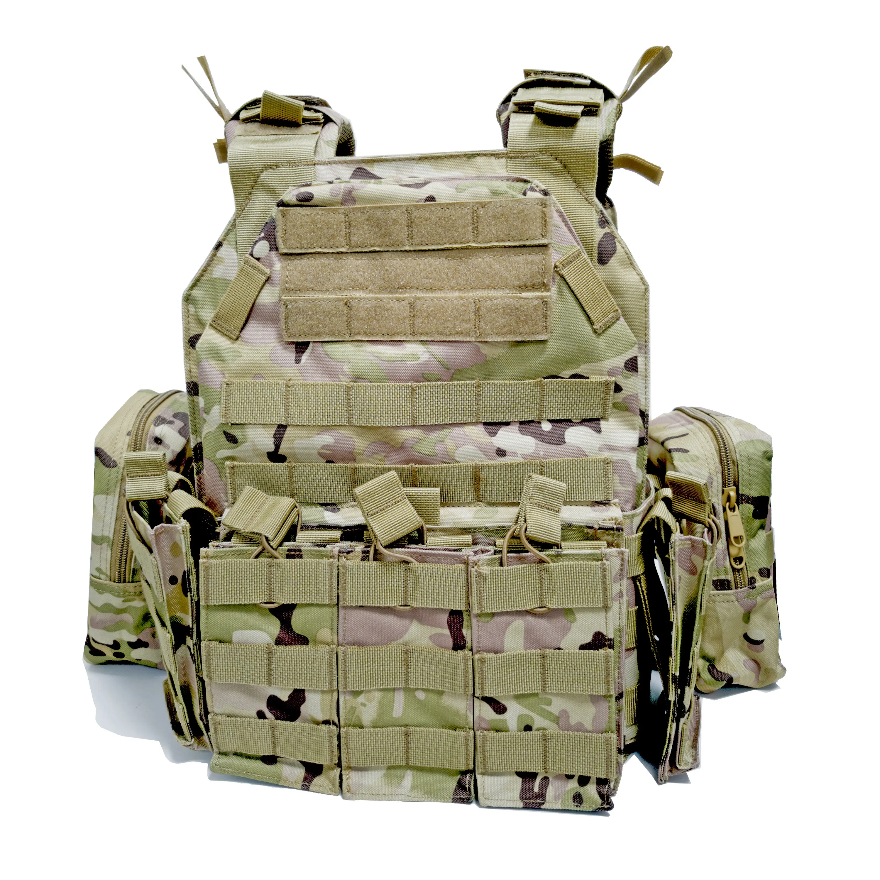 2023-2024 Oxford Fabric Plate Carrier Waterproof Tactical CP Multicam Tactical Vest