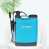 Ransel pertanian manual 16l, penyemprot pembunuh ganja paddy dioperasikan tangan, penyemprot pertanian