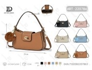 Borsa a Tracolla da Donna in Microfibra, Pelle Sintetica con Finiture in Pelliccia, Chiusura con Fibbia, per Tutte le Stagioni, Tracolla Singola, Stile Semplice - Product Image 1