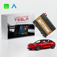 Antarmuka Autommi Wireless CarPlay Android Auto untuk Tesla Model 3 Highland Model Y Juniper 2025 Modul CarPlay