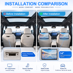 จอภาพติดพนักพิงศีรษะในรถยนต์ NaviHua สำหรับ BYD, Xiaomi, Denza, Toyota ระบบความบันเทิงเบาะหลัง หน้าจอสัมผัส เครื่องเล่นมัลติมีเดียสำหรับผู้โดยสาร - Product Image 2
