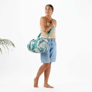 Bolsa de Viaje Deportiva Impermeable con Logotipo Personalizado, Ligera, de Nailon, para la Playa, Vacaciones, Gimnasio, para Mujer - Product Image 4