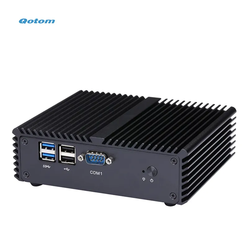 Core 4200U i5 Mini PC 2GB UP To 8GB Memory 2 LAN 6 USB 4 COM Low Power 15W Fanless Mini PC For Windows 10 Linux