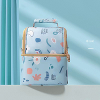 Petit sac à dos multifonctionnel pour maman Sac à dos pour bébé Sac à langer en cuir