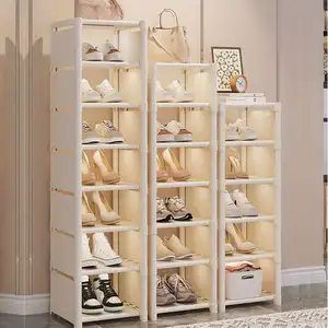 Dsmy Voor Entree, Deuropening, Slaapkamer Ruimtebesparing Schoenenrek Sneaker Opslag Plank Schoenenstandaard Multi-Layer Schoenenrek Glanzend