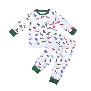 Robe <span class=keywords><strong>de</strong></span> <span class=keywords><strong>nuit</strong></span> Offres Spéciales pour bébé fille <span class=keywords><strong>chemise</strong></span> <span class=keywords><strong>de</strong></span> <span class=keywords><strong>nuit</strong></span> en coton imprimé à volants pour petites filles - Product Image 3