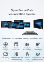 Harga Pabrik I3 I5 I7 N100 hd PC Industri Panel Sentuh 27 inci Layar LCD Tahan Air Ip65 Komputer All in One dengan Rs232