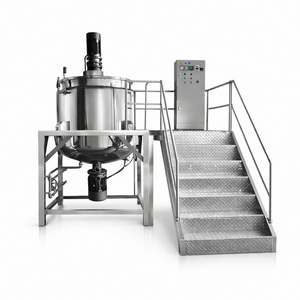 Cuve de mélange à double enveloppe en acier inoxydable pour shampoing, savon, désinfectant et détergent liquide, avec chauffage électrique - Product Image 1