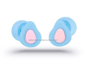 Tapones para los oídos de silicona de alta fidelidad Welta, reducción de ruido de 20dB, certificado CE para conciertos de sueño, trabajo de viaje enfocado, reutilizable - Product Image 2