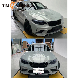 Kit de conversion de pare-chocs avant style M2CS pour <span class=keywords><strong>Tim</strong></span> Car Tuning Série 2 F22 F23 (2014-2019) pour F22 F23 M2CS Pare-chocs avant/arrière complet - Product Image 6