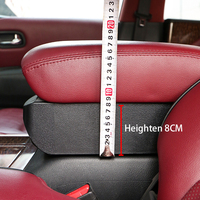 Boîte rangement centrale en cuir pu pour Nissan Patrol Y62, accoudoir Central, boîte de rangement et accessoires de voiture, 2013 — 2020