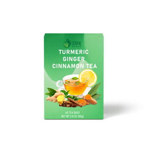 Thé en gros au curcuma, gingembre et cannelle : augmente la souplesse, réduit les graisses et les glucides totaux - Product Image 1