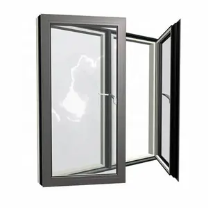 현대 디자인 맞춤형 방음 이중 유리 알루미늄 합금 창 슬라이딩 창 저렴한 가격