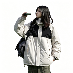 Giacca con Cappuccio Impermeabile Traspirante Antivento in <span class=keywords><strong>Tex</strong></span> con Cerniera per Escursionismo e Alpinismo - Vestibilità Ampia Invernale/Primaverile/Autunnale - Product Image 3
