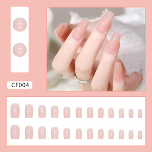 <span class=keywords><strong>Faux</strong></span> <span class=keywords><strong>ongles</strong></span> brillants à la mode de couleur unie, 24 pièces/boîte, <span class=keywords><strong>faux</strong></span> <span class=keywords><strong>ongles</strong></span> artificiels à paillettes d'amande, à presser sur les <span class=keywords><strong>ongles</strong></span> - Product Image 3