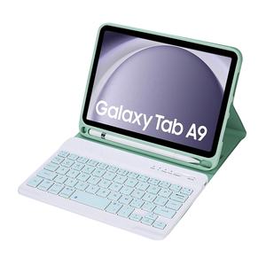 Étui avec clavier pour Samsung Galaxy Tab A9 <span class=keywords><strong>Plus</strong></span> 11 pouces, clavier détachable, étui magnétique avec emplacement pour stylet pour tablette A9+ - Product Image 5