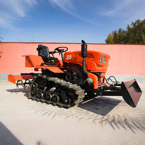 Trattore Cingolato Multifunzione per Piccole Aziende Agricole, Certificato CE, per Frutteti e Vigneti, con Fresa Rotativa - Product Image 2
