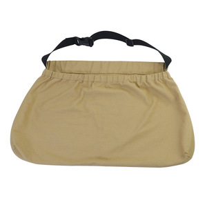 Delantal de jardín con bolsillos, bolsa de cintura de nailon color caqui para cosechar verduras y hierbas - Product Image 5