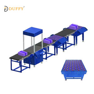 Sorteeroplossingen Modulaire Bestuurbare Pop-up Draaibare Wielomleider Bandrollenbaan Sorteersystemen voor Grote Volumes Pakketten - Product Image 1