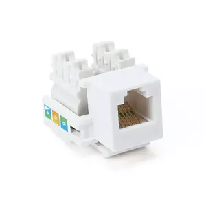 RJ11 Keystone Jack 6 p6c UTP RJ12 connettore femmina Cat3 6 p6c Jack Keystone telefonico