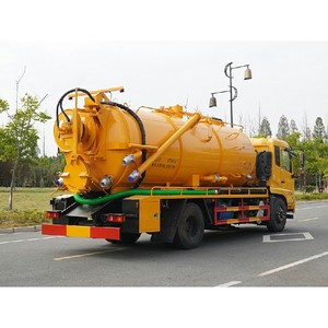 Camion de nettoyage des égouts Dongfeng 15 CBM avec déboucheur haute pression et bobine de nettoyage - Product Image 4