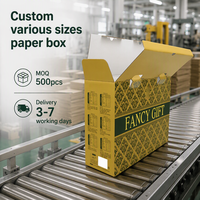 Boîte d'emballage personnalisée en carton vert, certifiée FSC ISO RoHS, impression CMYK, pour couvertures, draps et oreillers, avec fermeture adhésive