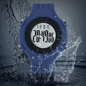 Đồng hồ thể thao kinh doanh kỹ thuật số đa chức năng tùy chỉnh unisex 42mm quay số 30m Màn hình <span class=keywords><strong>LCD</strong></span> chống nước 560 ngày tuổi thọ pin - Product Image 3