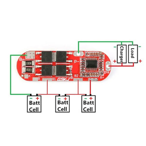 Placa de protección BMS al por mayor para baterías de litio 18650 y LiFePO4, 3S, 5S, 16S, 24S, 24V, 48V, 72V, 20A, 30A, 200A, 300A - Product Image 5