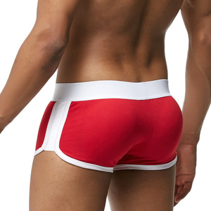 Polyester <strong>Mens</strong> Silk Boxers Trunks Shorts Inner Wear Underwear Performance Boxer Briefs <strong>Bikini</strong> Offers Padded Butt - Product Image 3